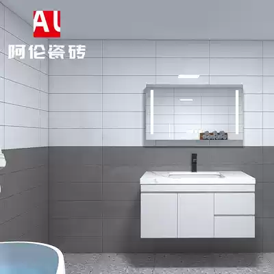 Alun's solid color glazed brick Kitchen toilet powder room balcony wall brick 200*600 bright matt interior wall brick