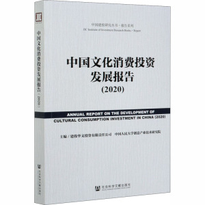 中国文化消费投资发展报告(2020) 社会科学文献出版社 正版书籍 新华书店旗舰店文轩官网