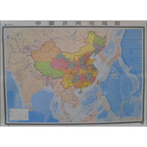 1:420万中国及周边地图 海部立体版张晖芳 策划;李雪 责任编辑 正版书籍 新华书店旗舰店文轩官网 星球地图出版社