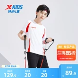 Xtep, детский летний комплект, футбольный спортивный костюм для мальчиков, детская одежда