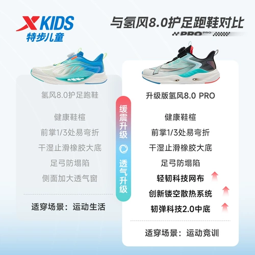 Xtep, детская дышащая спортивная обувь для отдыха для мальчиков, подходит для подростков