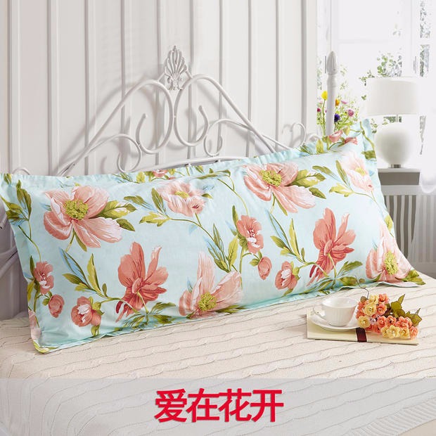 Gối đôi cotton gối bông 1 m 1,2 / 1,5 m hai người cặp gối dài lõi đặt ưu đãi đặc biệt gối cao su non cho bé