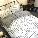 IKEA in mẫu đá gió 3 bộ bốn mảnh mùa thu và mùa đông Ký túc xá đơn giản 1.2 hộ gia đình 1.5 / 1.8 bộ đồ giường 2.0 chăn