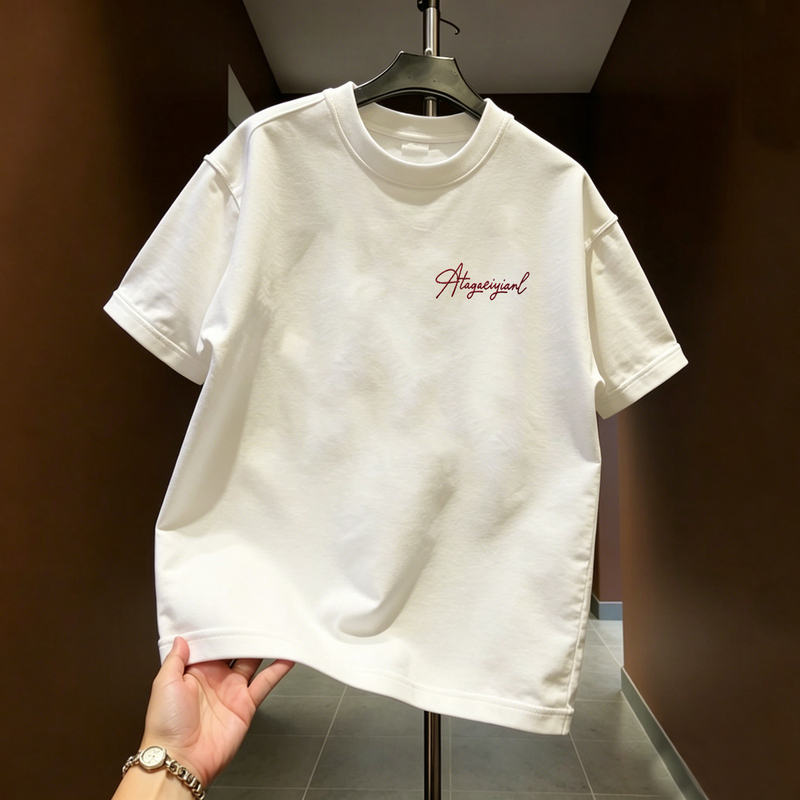 100% Pure Cotton Versatile Short-Sleeve T-Shirt for Men 2026 New Summer Trendy Brand Niche High Street American Style Loose Top ins 100% Pure Cotton Versatile Short-Sleeve T-Shirt for Men 2026 New Summer Trendy Brand Niche High Street American Style Loose Top ins