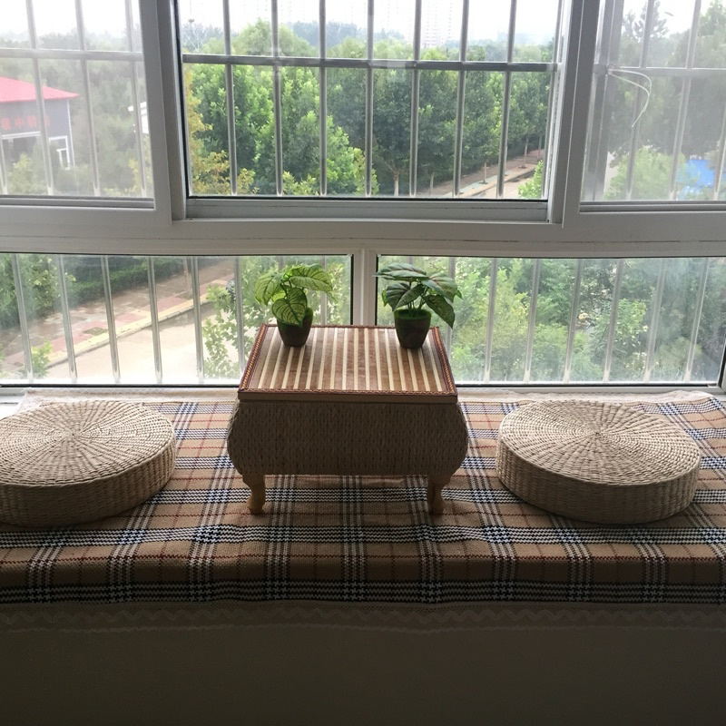 Hộ gia đình tròn đan mây vội vã Phật thiền đệm thiền pad nơ cửa sổ tatami mat futon - Ghế đệm / đệm Sofa ghế nệm ngồi