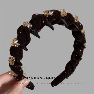 Original star diamond secret hair hoop, a high-end, hand-woven full-diamond hair hoop, a hairpin for broken hair.