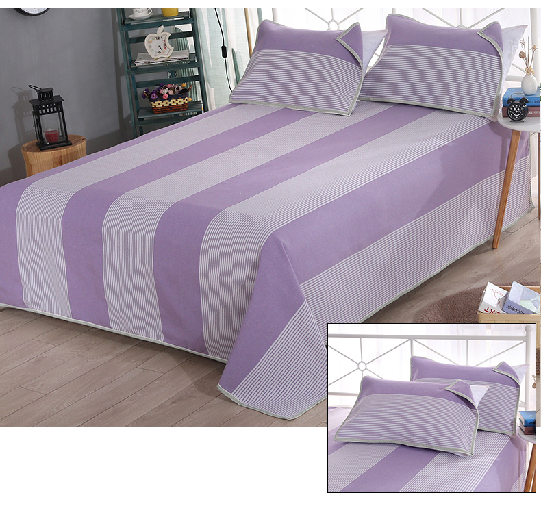 2019 New tờ mới cũ thô ba mảnh mat dày hơn một cặp gói gối 1 m 2 m 8 giường - Khăn trải giường bộ drap giường