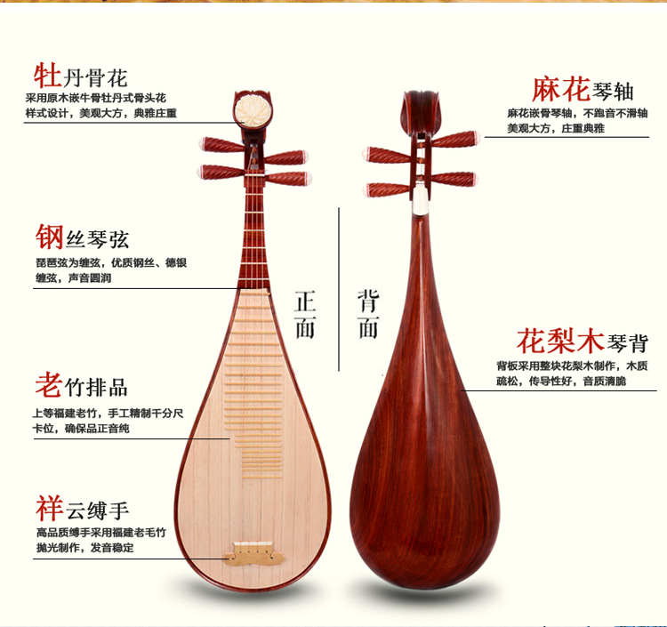 Nhạc cụ trẻ em người lớn mới bắt đầu luyện tập thử chơi chuyên nghiệp bán hàng trực tiếp tại nhà máy - Nhạc cụ dân tộc đàn bầu