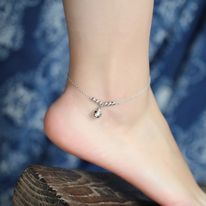Chaine de cheville Femme      en Argenterie - Ref 3102811 Image 1