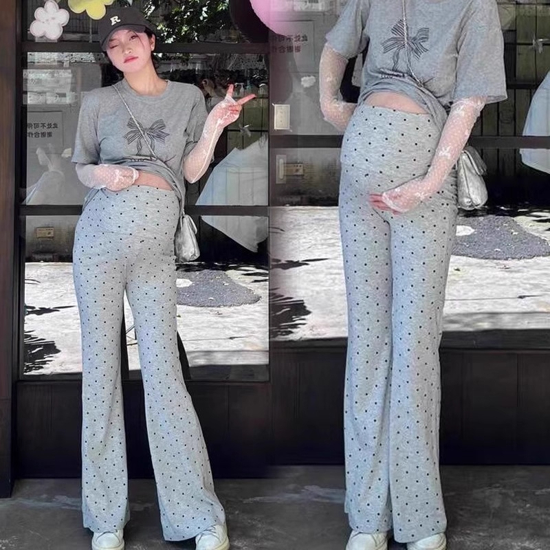Maternity Flared Pants That Don'T Tighten the Belly, Suitable for Spring and Summer Wear, 2026 New Style Belly-Supporting Yoga Pants, Petite Leggings Maternity Flared Pants That Don'T Tighten the Belly, Suitable for Spring and Summer Wear, 2026 New Style Belly-Supporting Yoga Pants, Petite Leggings