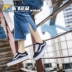 Quạt Vans PLATFORM tăng chiều cao bánh xốp dày đáy nam trắng và giày vải thông thường VN0A3B3UY28 - Plimsolls