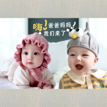 Newborn twins baby poster stickers Cute fetal education pictorial baby wall stickers Early education pictures bb photo doll