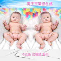 Cute HD baby poster pictures baby fetal education pictorial photos for men and women beautiful baby poster B25