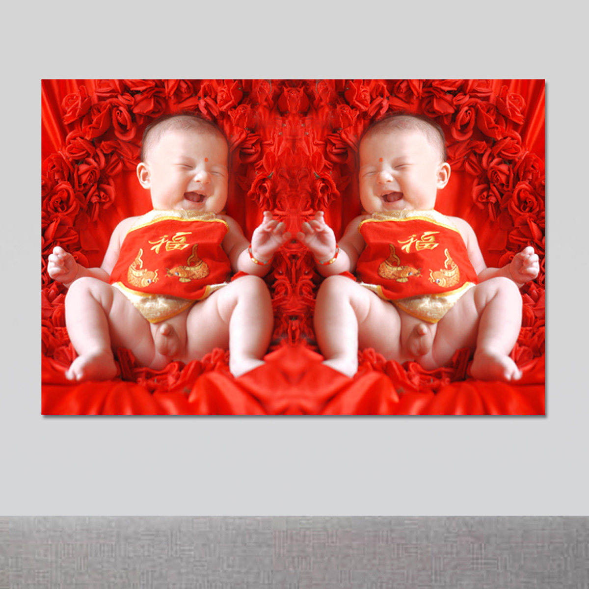 Baby poster photo baby pictorial cute pretty baby pregnant woman pregnant child prenatal education big picture wall sticker