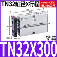 Двухосевой цилиндр TN32X300-S
