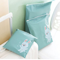 Travel underwear storage bag Clothing classification finishing bag Travel cute cartoon wash bag Plastic waterproof self-sealing bag