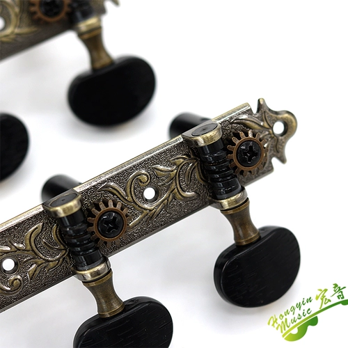 Тайваньская классическая гитарная струна кнопка Троица верхняя строка ручка фортепиано кнопка кнопки квази -коппер все -мал аксессуар