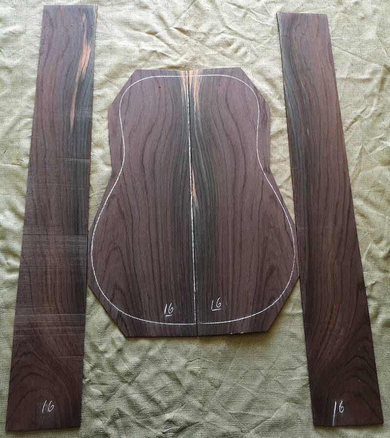 Imported Brazilian Rose Wood ballad backside board special texture guitar making material accessories macro musical instruments