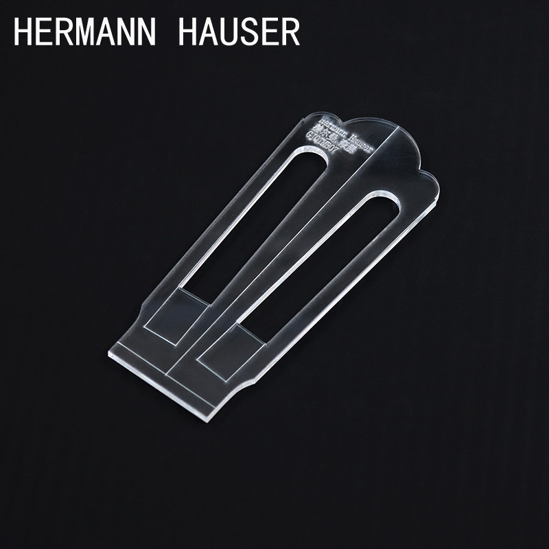 Description Picture 3 of itemFamous Classical Guitar Head Template Shape Chord Knob Hole Site Making Tools Transparent Acrylic Template Guitar Making Mold