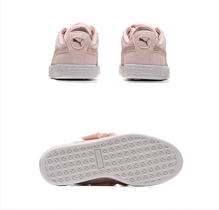 Giày nữ PUMA Hummer Giỏ trái tim Rihanna Bow 2018 Giày mới thông thường Giày thể thao