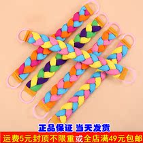 3-strand twist braided pull back strip Adult rub bath long strip strong mud decontamination double-sided back bath artifact