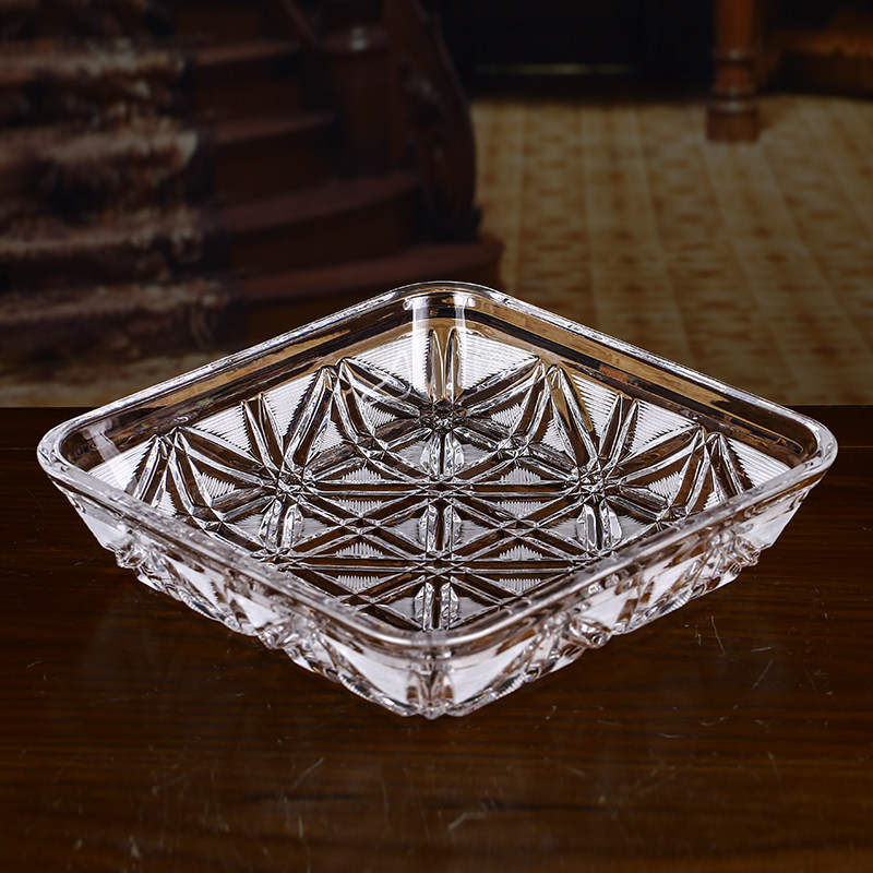 Fruit bowl living room home crystal glass European simple modern creative candy light luxury exquisite high-end fruit bowl