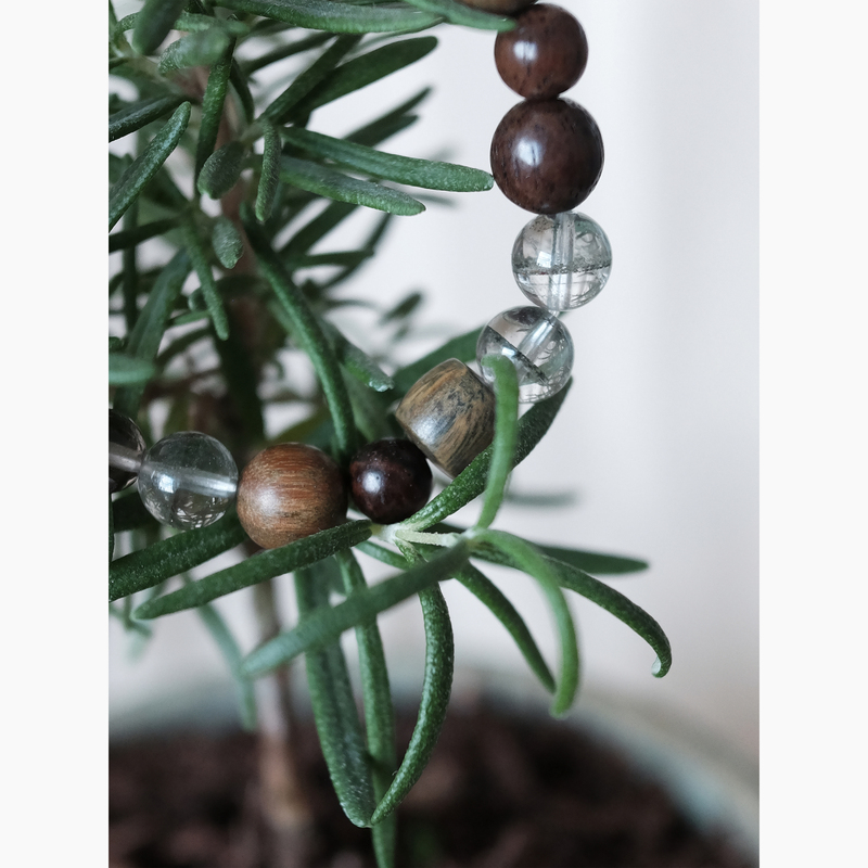 Rain-Drenched Green Ghost Sandalwood Windmill Wood Bracelet, Cool and Serene, the Choice for Water-Loving Wood Enthusiasts