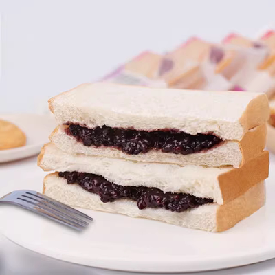 泓一紫米面包夹心吐司整箱早餐