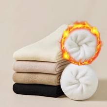 加绒加厚保暖毛圈袜子5双