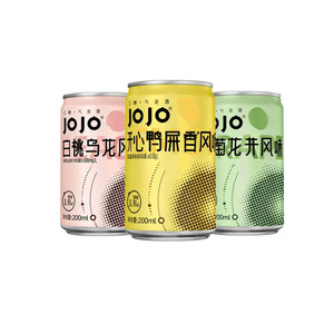 JOJO果茶气泡酒200mlx6瓶