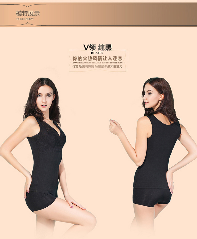 [1 mảnh] cộng với nhung dày đôi thân hình siêu mềm tay ngắn nửa tay áo ấm áo vest nữ áo lót nam tay ngắn