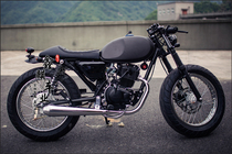 Xinqi car industry factory direct retro motorcycle modification Xinyuan 150CC front and rear widened road tires can be