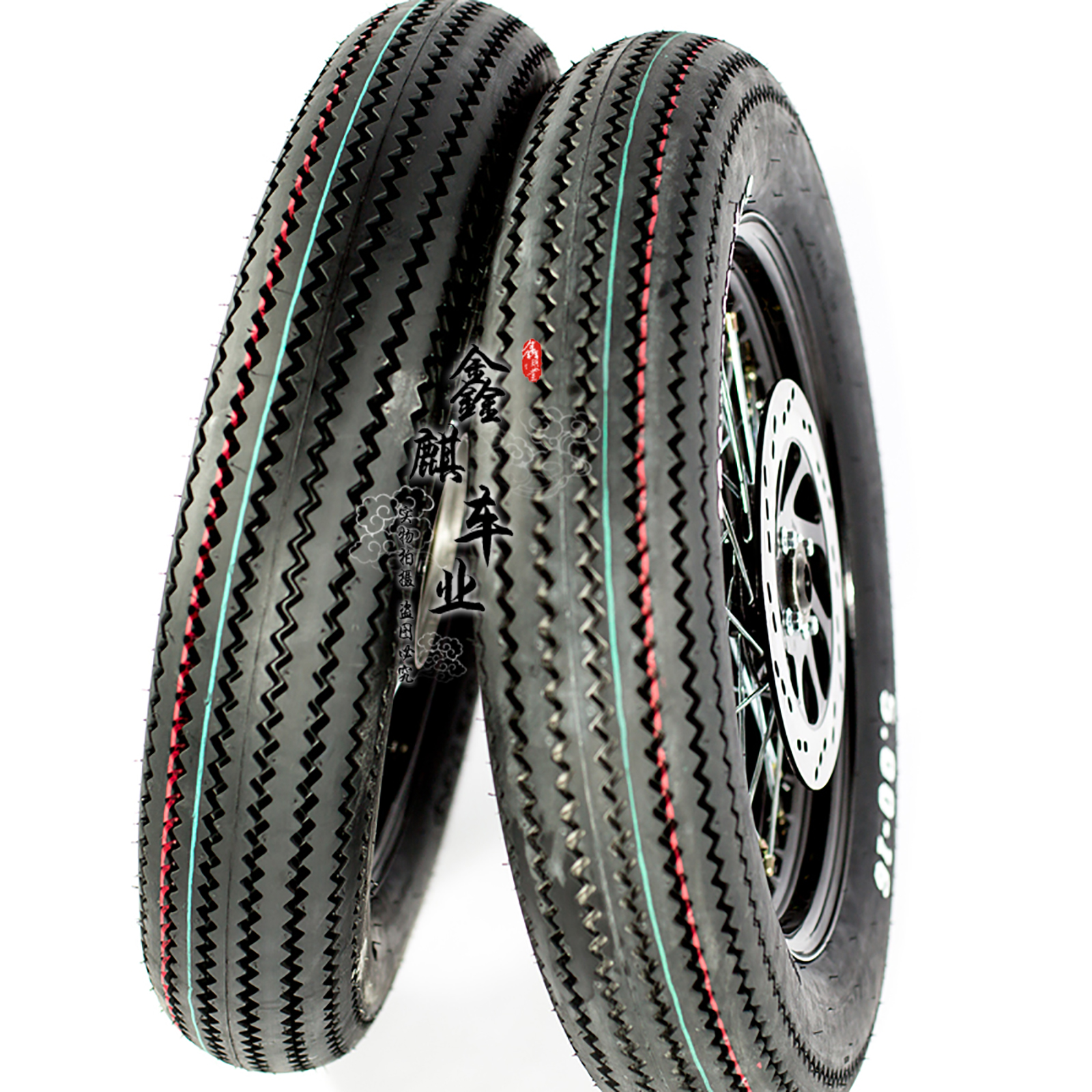 Retro Locomotive Retrofit Serrated Tire Outer Tire Tire Assembly 500-16D4 DOT Safety Certification