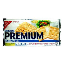 Japan imported PREMIUM salty soda biscuits bagged 241g casual snacks delicious