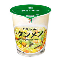 Spot Japan imported 711 convenience store wild vegetables vegetable ramen instant instant noodles instant noodles cup noodles 71g
