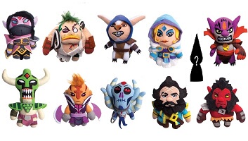[in Stock] Dota2 Merchandise Mystery Store Ti4 Official Series 3 Mini Plush Gacha 11-Piece Set