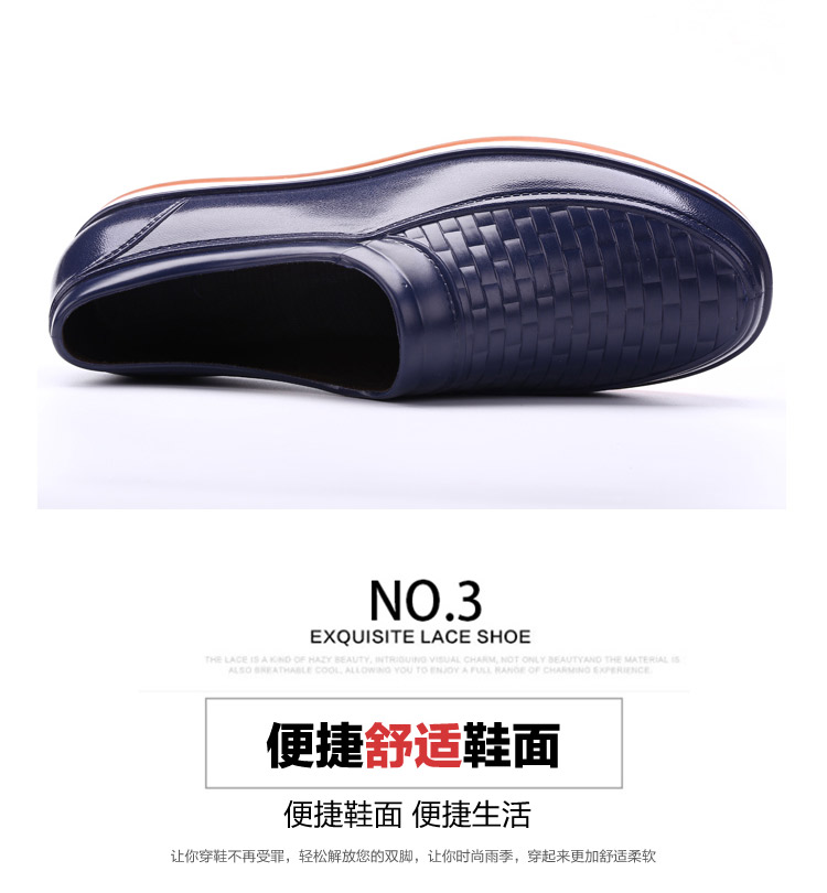 Mùa hè thời trang nam mưa khởi động thấp để giúp thở non-slip ngắn ống cao su giày không thấm nước bảo hiểm lao động nhà bếp xu hướng làm việc giày nước ủng lội nước