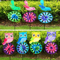 Large Windmill Wholesale Manufacturer Direct Marketing Outdoor Activities Decoration Cloth Art Seven Colorful Windmill Children Cartoon showcases