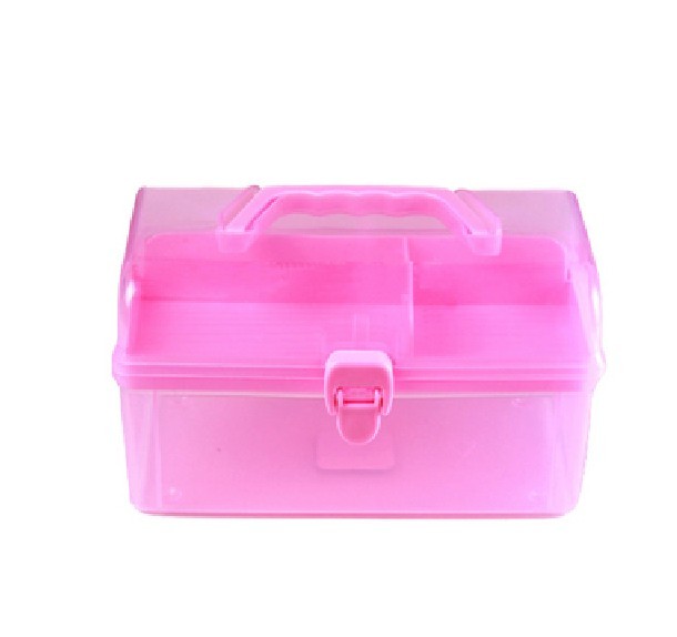 BK美甲工具箱 美甲用品指甲油收纳整理盒 化妆箱（中号）