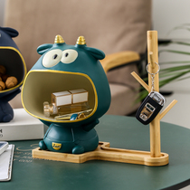 Hanging keys creative ornaments entrance decoration hooks punch-free entryway storage perfume lipstick watch storage