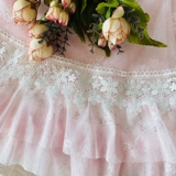 Европейский стиль прямоугольный ткани столовая столовая ткань круглый полый сетевый журнальный столик покрыт северная европейская легкая роскошная сеть