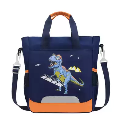 Primary school student care bag shoulder waterproof girl make-up schoolbag oblique span large-capacity boy cartoon canvas handbag