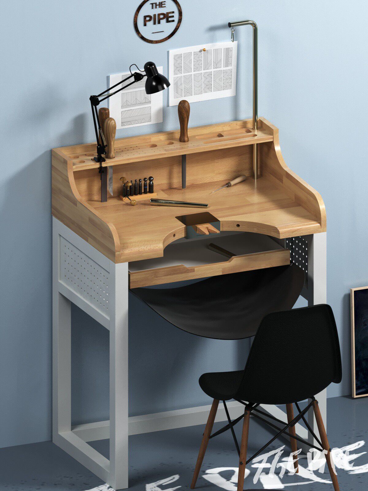 Gold Workers Table Jewelry Plus Working Table Kung Fu Desk deacon Wax Sculpture Terrace to hit gold table silver decorated operation desks