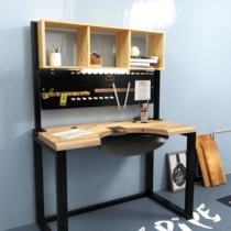 THE PIPE Workbench hand-made table gold worker studio hand-run table kung fu table repair table