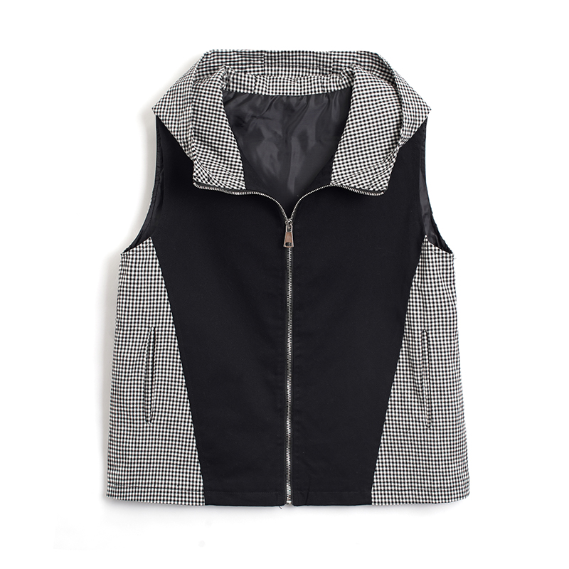 Lớn mã phụ nữ vest mất bình thường 2019 rơi mới nữ béo MM trùm đầu mẹ trung niên vest vai áo vết sưng