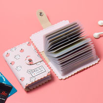 New Cute Cartoon Card Lady Delicate Upscale Small Large Capacity Multi Screens and Han Edition Personality Cardsleeve
