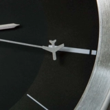 Черные креативные современные и минималистичные кварцевые карманные часы для спальни, самолет