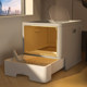 Cat litter box extra large fully enclosed toilet litter box kitten anti-splash litter box smart