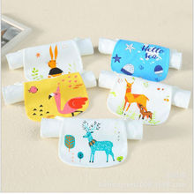 宝宝童纯棉免费绣名字隔汗巾