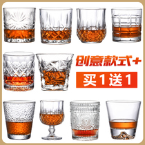 European crystal glass Whisky glass Western glass Classical glass Drinking glass Brandy glass Bar beer glass